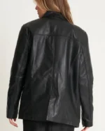 Retro Leather Reefer Jacket | Trendy Leather Jackets