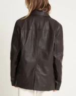 Retro Leather Reefer Jacket | Trendy Leather Jackets