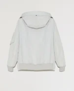 Reversible Hooded Bomber Shearling Jacket | Trendy Leather Jackets