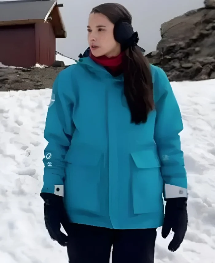 Rhiannon Fish Polar Opposites Blue Jacket | Trendy Leather Jackets