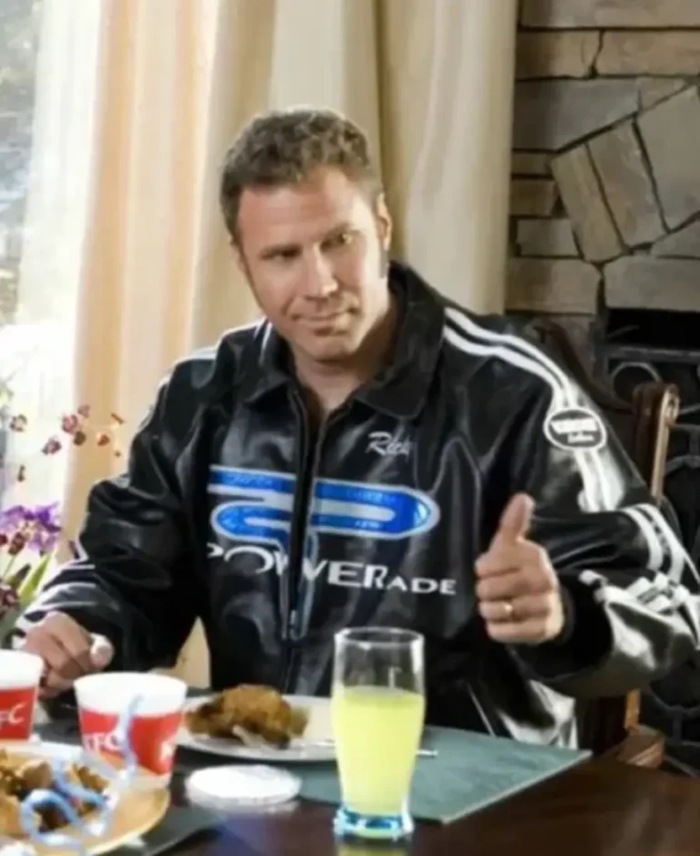 Ricky Bobby Black Jacket | Trendy Leather Jackets