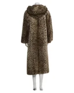 Rihanna Leopard Print Long Coat | TLJ