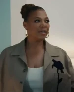 Robyn McCall The Equalizer S04 Brown Flower Shirt Jacket | Trendy Leather Jackets