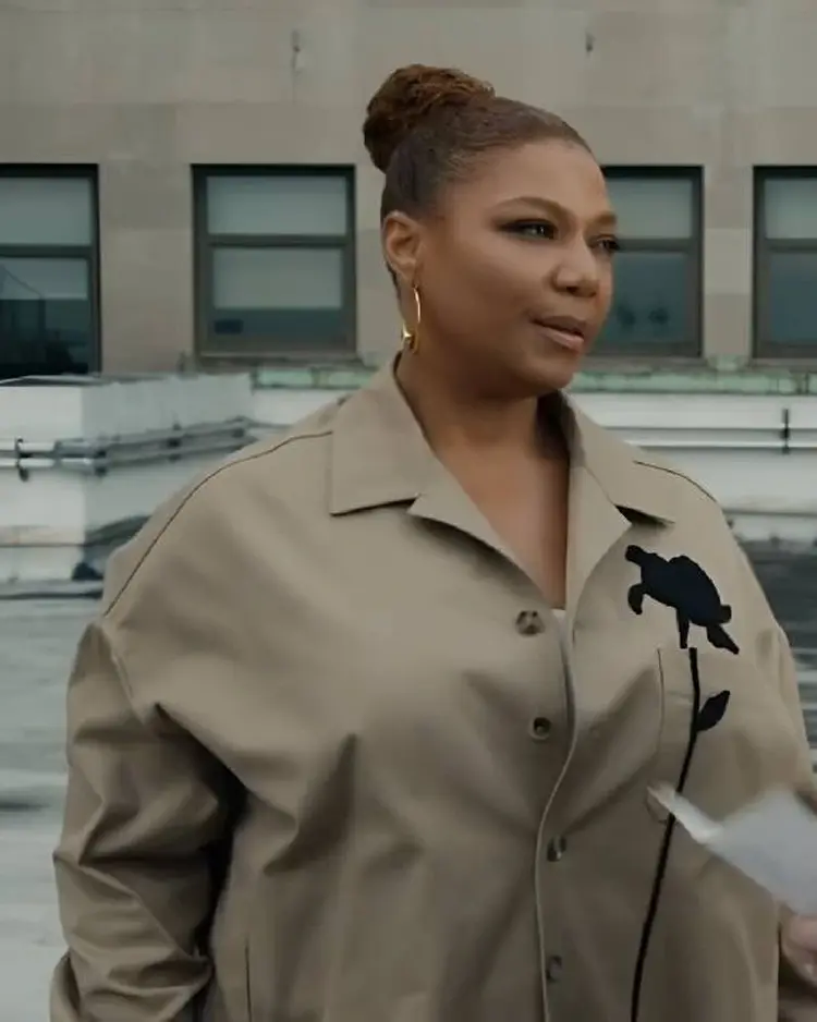 Robyn McCall The Equalizer S04 Brown Flower Shirt Jacket | Trendy Leather Jackets