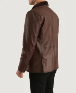 Rocky Brown Fur Leather Coat | Trendy Leather Jackets