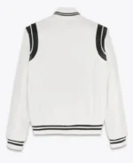 Saint Laurent Teddy Varsity Jacket | Trendy Leather Jackets