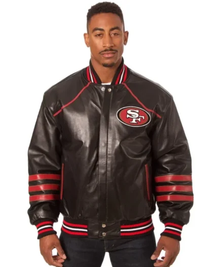 San Francisco 49ers JH Design Leather Jacket | Trendy Leather Jackets