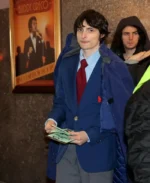 Saturday Night Live 1975 Finn Wolfhard Blue Coat | Trendy Leather Jackets