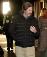 Saturday Night Live 1975 Jason Reitman Black Puffer Jacket | Trendy Leather Jackets
