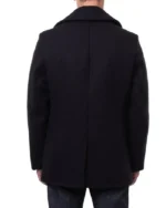 Schott NYC Classic Melton Wool US Navy Pea Coat Reefer Jacket | Trendy Leather Jackets