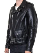 Schott NYC Lightweight Fitted Cowhide Motorcycle Jacket | Trendy Leather Jackets