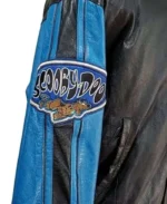 Scooby Doo Black and Blue Bomber Leather Jacket | Trendy Leather Jackets