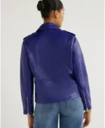 Scoop Women's Faux Leather Moto Jacket | Trendy Leather Jackets