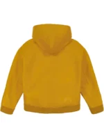 Script Nappa Leather Hoodie | Trendy Leather Jackets