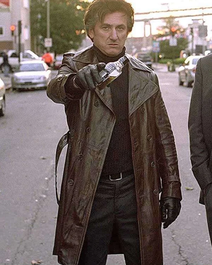 Sean Penn Mystic River Jimmy Markum Coat | Trendy Leather Jackets