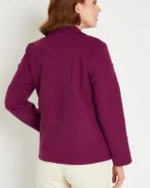 Short-Length Double Fastening Reefer Jacket | Trendy Leather Jackets