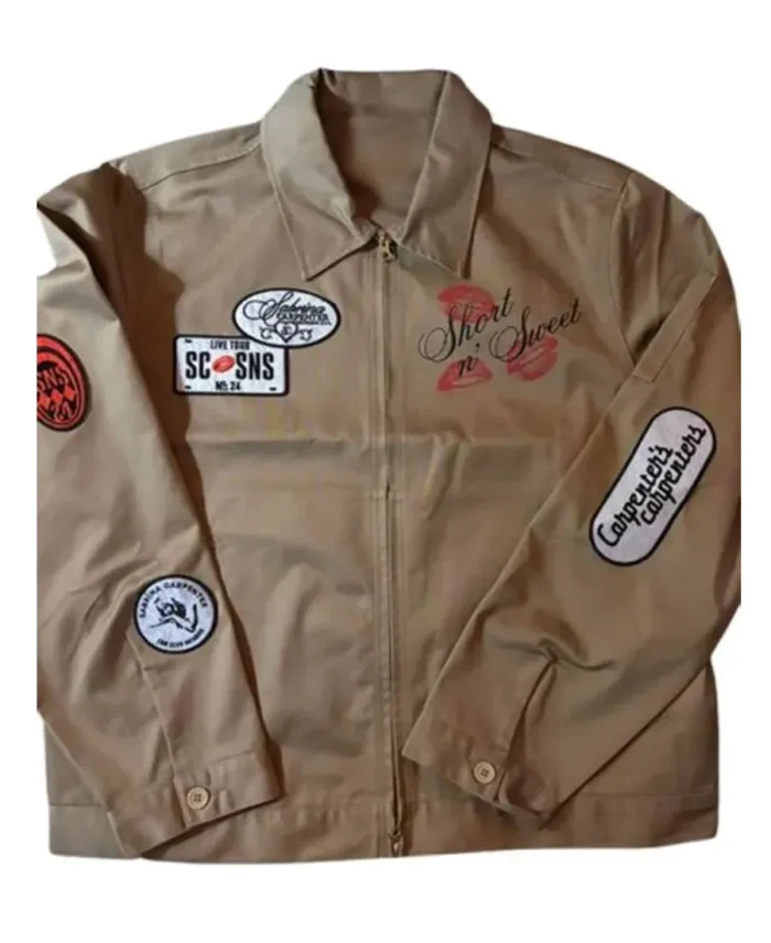 Short n’ Sweet Tour 2024 Sabrina Carpenter Jacket | Trendy Leather Jackets