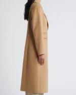 Single Breasted Wool Blend Reefer Coat | Trendy Leather Jackets