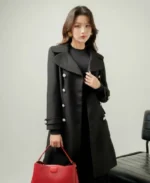 Sixdo Long Woven Coat | Trendy Leather Jackets