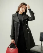 Sixdo Long Woven Coat | Trendy Leather Jackets
