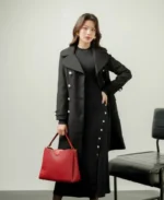 Sixdo Long Woven Coat | Trendy Leather Jackets