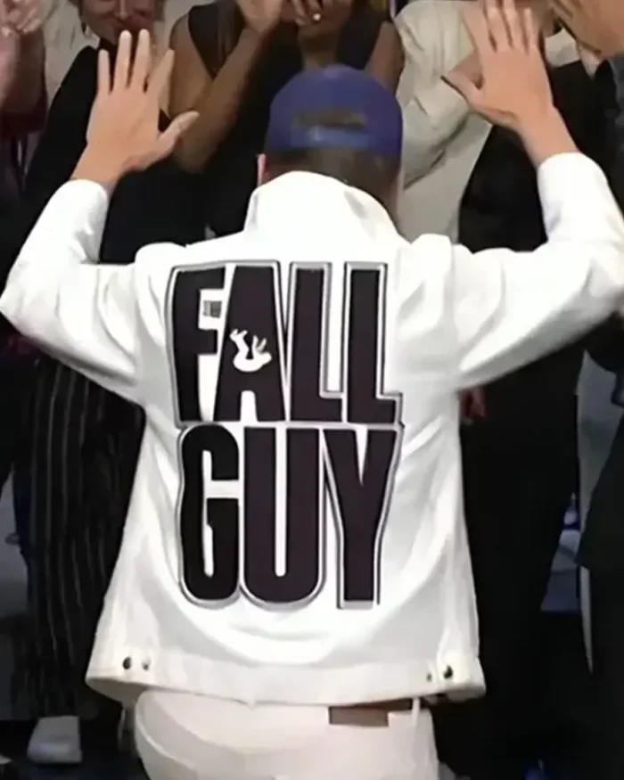 SNL Ryan Gosling The Fall Guy White Jacket | Trendy Leather Jackets