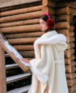 Snow Fox Fantasy Land Coat | Trendy Leather Jackets