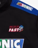 Sonic the Hedgehog Checkered Racing Jacket | Trendy Leather Jackets