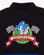 Sonic the Hedgehog Checkered Racing Jacket | Trendy Leather Jackets