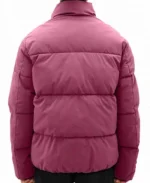 Spike Spiegel Cowboy Bebop Pink Puffer Jacket | Trendy Leather Jackets