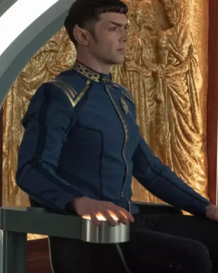 Spock Star Trek Strange New Worlds Uniform Jacket | Trendy Leather Jackets