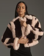 Stand Studio Cecilia Sherpa Jacket | Trendy Leather Jackets