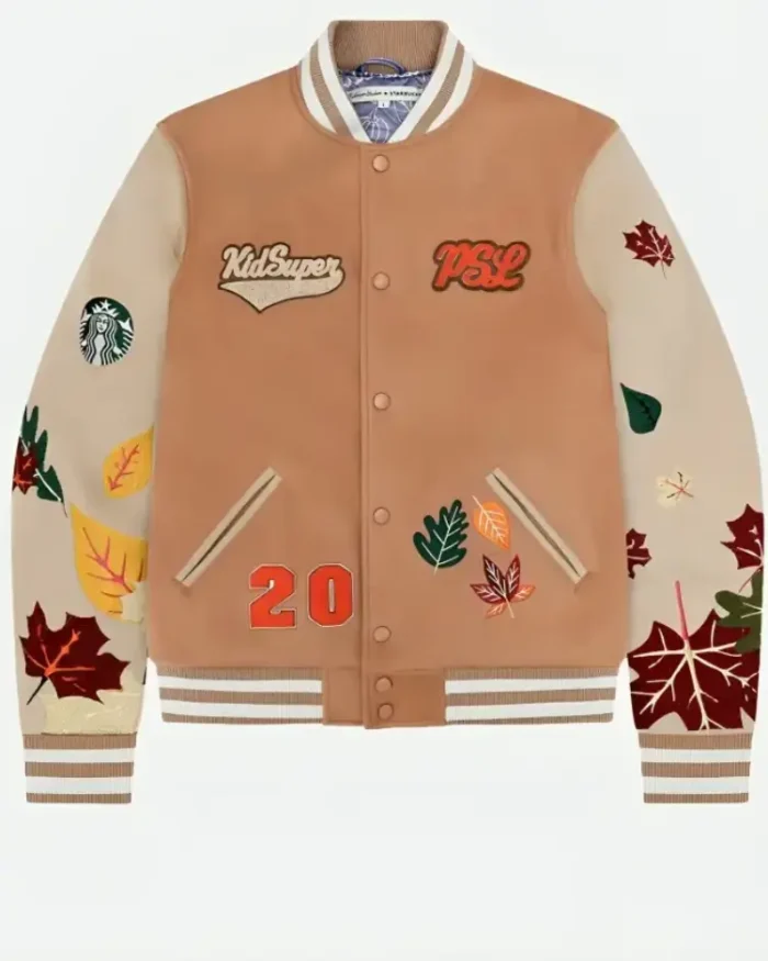 Starbucks Team PSL Varsity Jacket | Trendy Leather Jackets