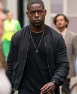 Sterling K. Brown Paradise Black Bomber Jacket | Trendy Leather Jackets