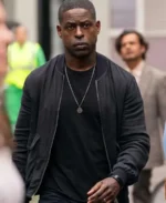 Sterling K. Brown Paradise Black Bomber Jacket | Trendy Leather Jackets