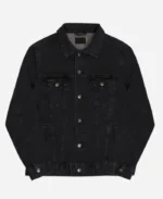 Stranger Things Jonathan Byers Black Denim Jacket | Trendy Leather Jackets