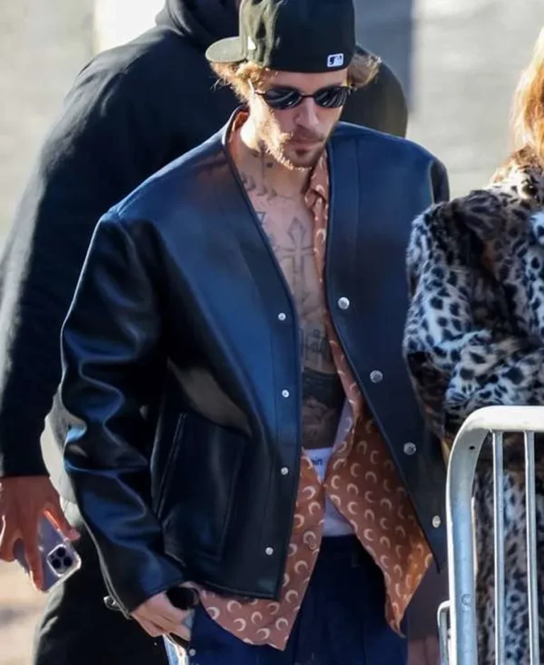 Super Bowl 2024 Justin Bieber Leather Jacket | Trendy Leather Jackets