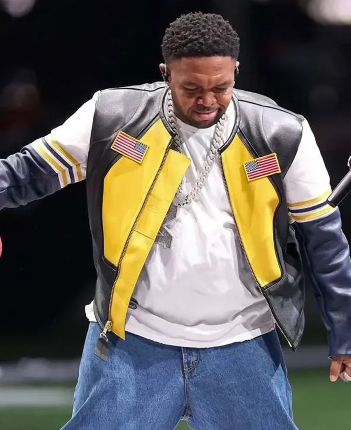 Super Bowl LIX Halftime Show Mustard Leather Jacket | Trendy Leather Jackets