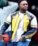 Super Bowl LIX Halftime Show Mustard Leather Jacket | Trendy Leather Jackets