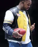 Super Bowl LIX Halftime Show Mustard Leather Jacket | Trendy Leather Jackets