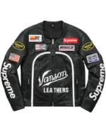Supreme Leather Star Vanson Biker Jacket