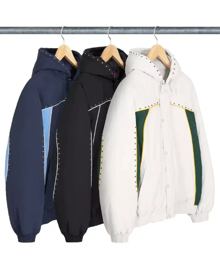 Supreme Studded Stadium Jacket | Trendy Leather Jackets