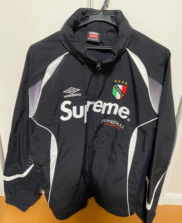 Supreme Umbro Track Jacket Black | Trendy Leather Jackets