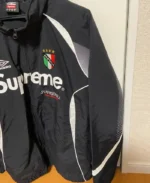 Supreme Umbro Track Jacket Black | Trendy Leather Jackets
