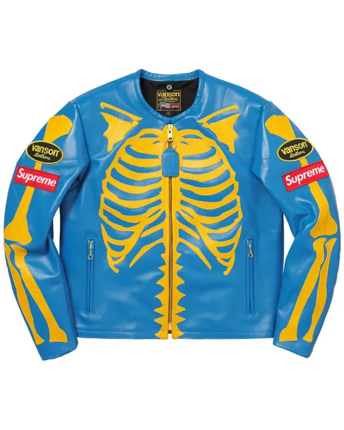 Supreme Vanson Leather Bones Biker Jacket | TLJ