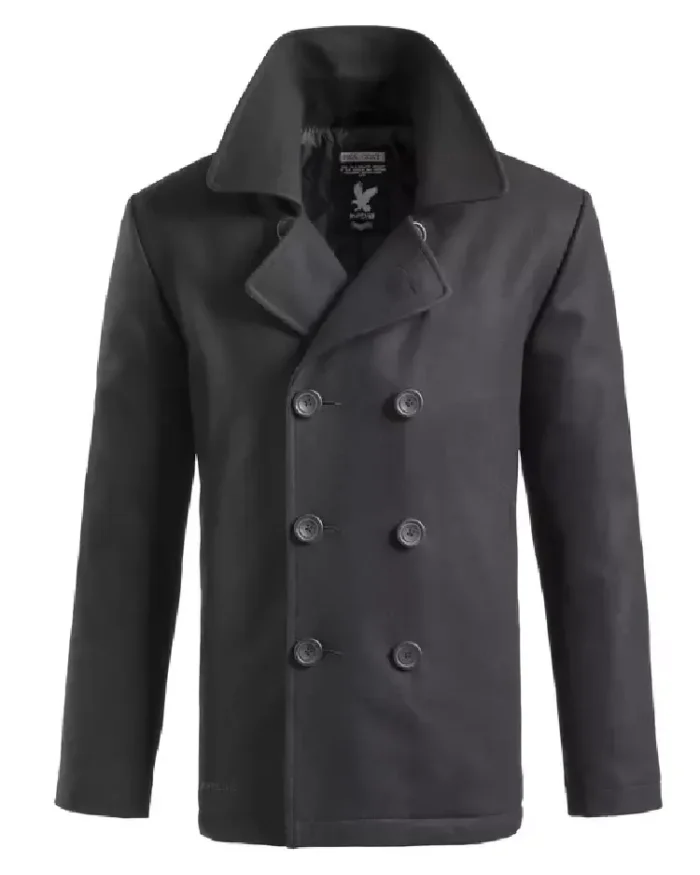 Surplus US Navy Pea Coat Reefer Jacket | Trendy Leather Jackets
