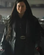 Sweet Tooth Final Season Kelly Marie Tran Fringe Coat | Trendy Leather Jackets