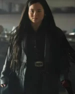 Sweet Tooth Final Season Kelly Marie Tran Fringe Coat | Trendy Leather Jackets