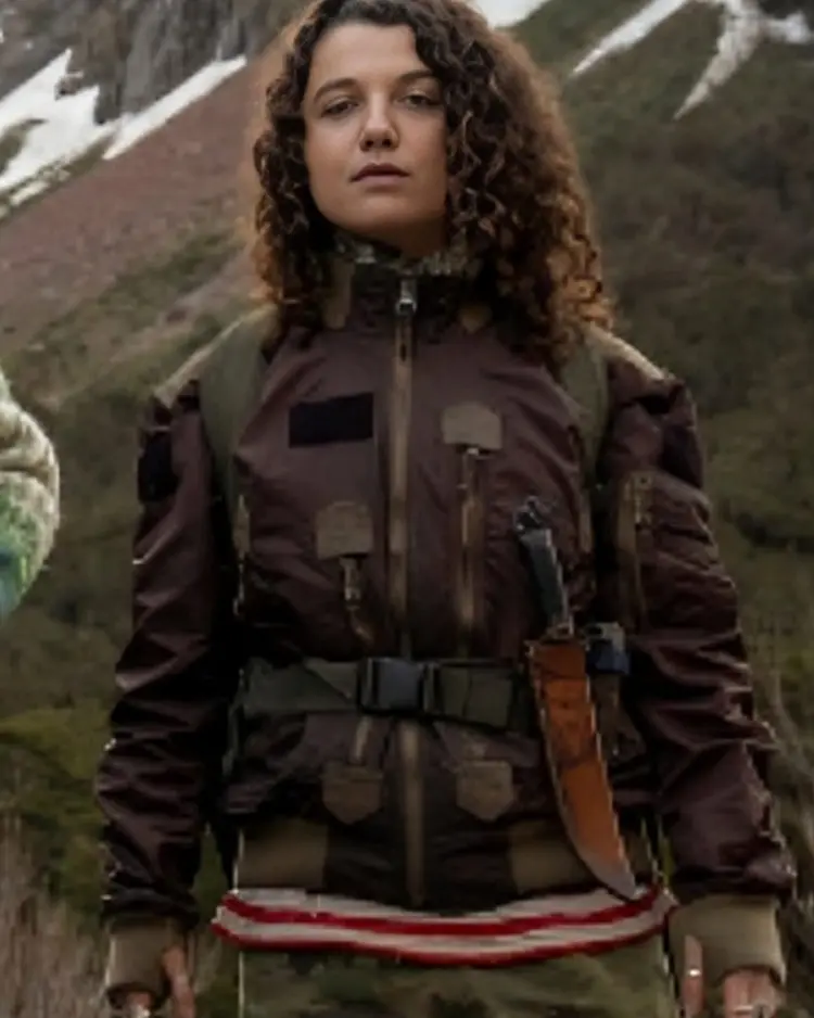 Sweet Tooth Final Season Stefania Lavie Owen Cargo Jacket | Trendy Leather Jackets