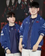 T1 2024 MSI Blue Jacket | Trendy Leather Jackets